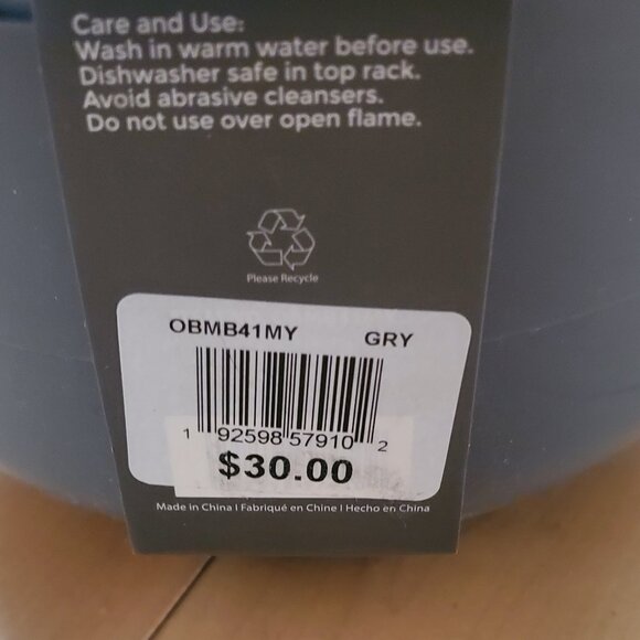 CWD 4-Piece Mixing Bowl Set, Grey & Variations of Grey - Picture 6 of 6